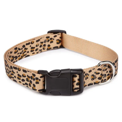 Casual Canine Animal Print Collars – Durable Nylon Collars for Dogs