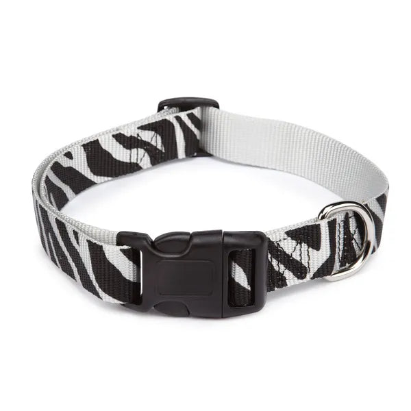 Casual Canine Animal Print Collars – Durable Nylon Collars for Dogs