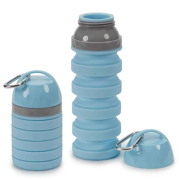 Cool Pup Collapsible Water Bottle for Dogs | 20oz Pet Hydration – Blue