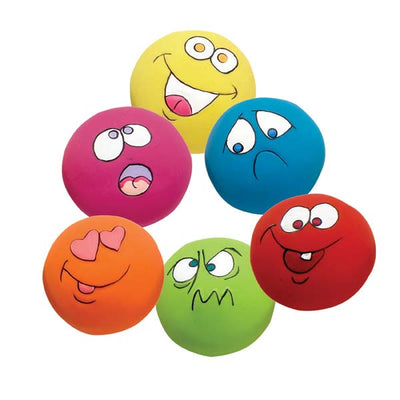 ZA Funny Face Latex Toys PrePack 6Pc