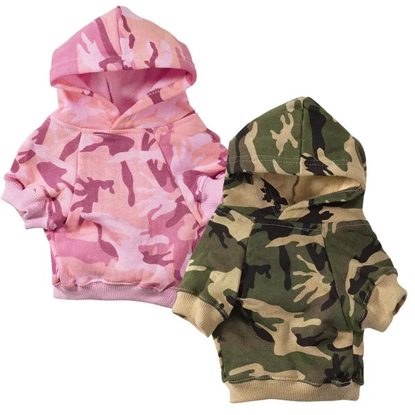 Casual Canine Camo Hoodies - Select Size/Color