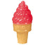 Pet Edge Cool Pup Mini Ice Cream Cone Durable Dog Toy - Pink