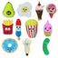 Chomper Food Junkies Squeky Dog Toy - Choose a Variety