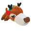 Diggers FatHedz Holiday Plush Dog Toy with Squeaker 10.5 Inch - Select a Species