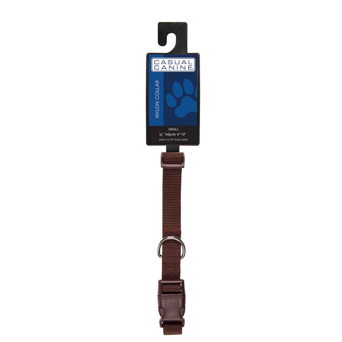 CC Dog Collar 10-16In Brn