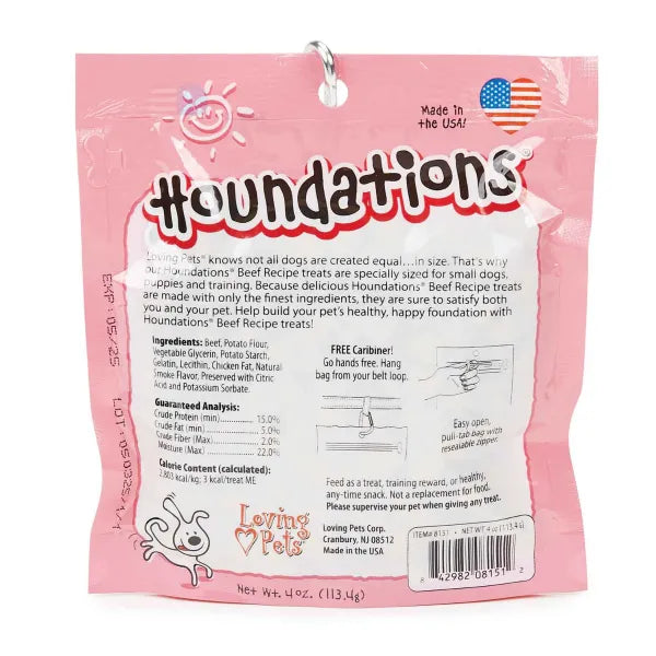 Houndations Training Treats for Small Dogs and Puppies 4 oz - Choice a Flavor