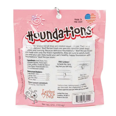 Houndations Training Treats for Small Dogs and Puppies 4 oz - Choice a Flavor