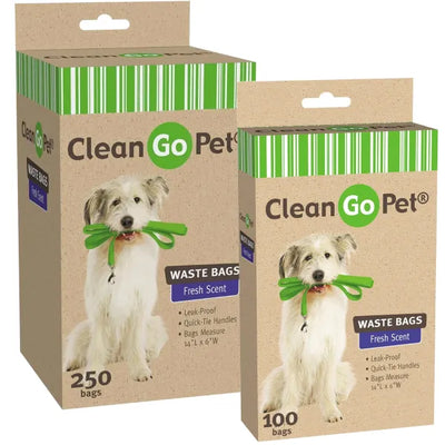 Clean Go Pet Fresh Floral Scented Doggy Waste Bags with Handle