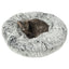Pet Edge Plush Cuddler Bed – Faux Fur Round Pet Bed, Select a Size/Color