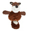 Zanies Country Crew Plush Squeaker Dog Toy 4-Pack – Corduroy & Plush