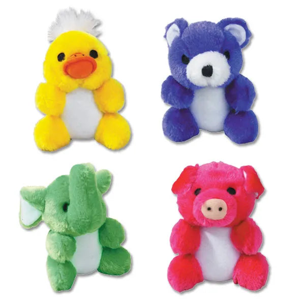 Zanies Kutie Pies Ellie Elephant Plush Dog Toy 4.75 Inch - Pick a Character