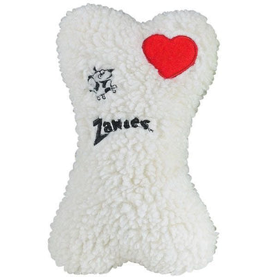 zanies embroidered berber bone 8in white