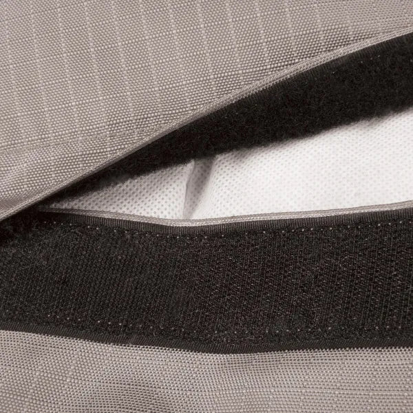 Slumber Pet MegaRuff Chew-Proof Dog Bed – Gray Ripstop Polyester, Medium