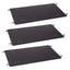 ProSelect Cat Cage Deluxe Platforms – Black Plastic Perch Set, 3 Pc