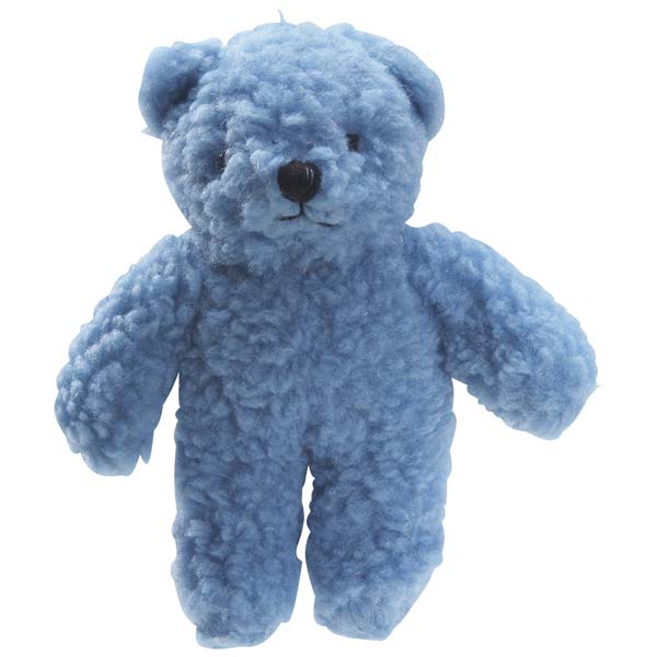 zanies berber bear 8 5in blue