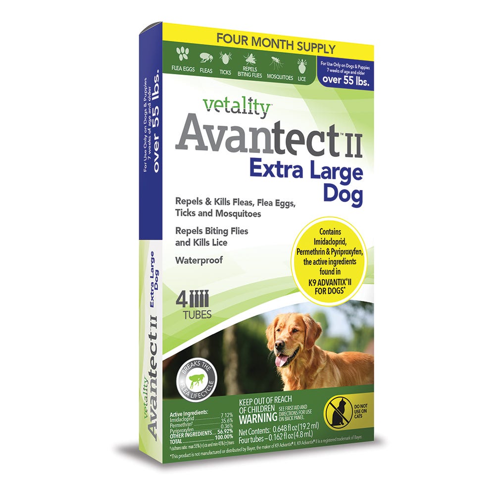VY II XL Dog 56+ lbs 4 ct
