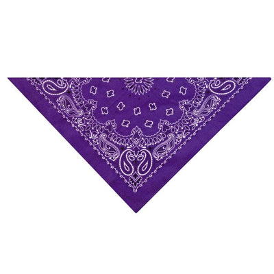 top performance paisley bandana dark purple