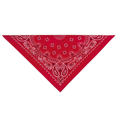 top performance paisley bandana red