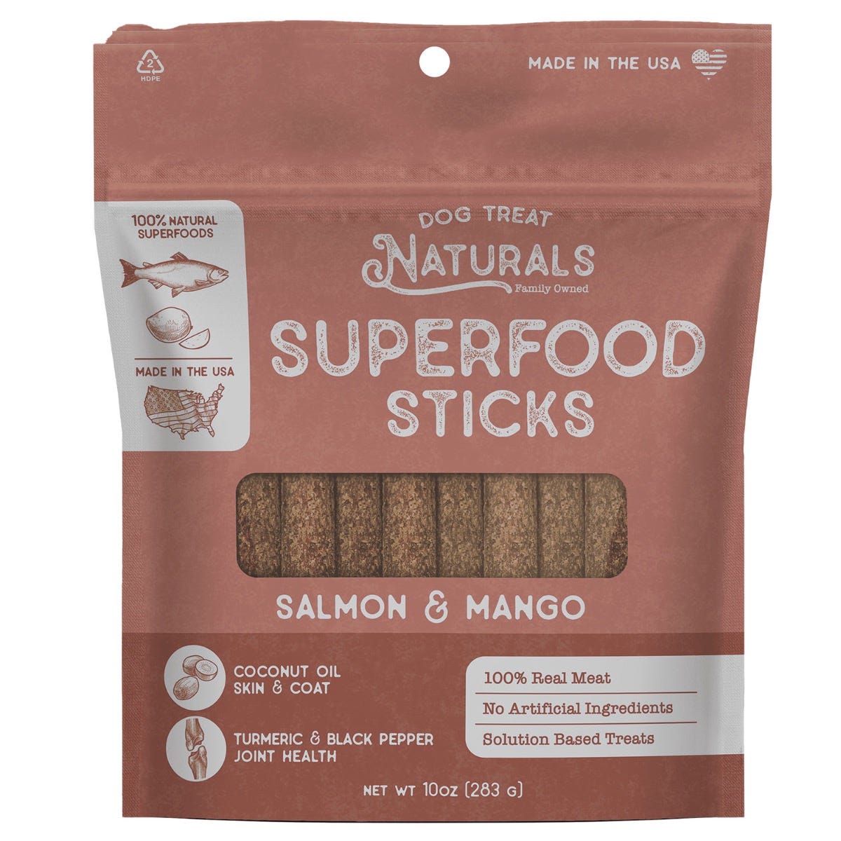 DTN Salmon/Mango Superfood Sticks 10oz