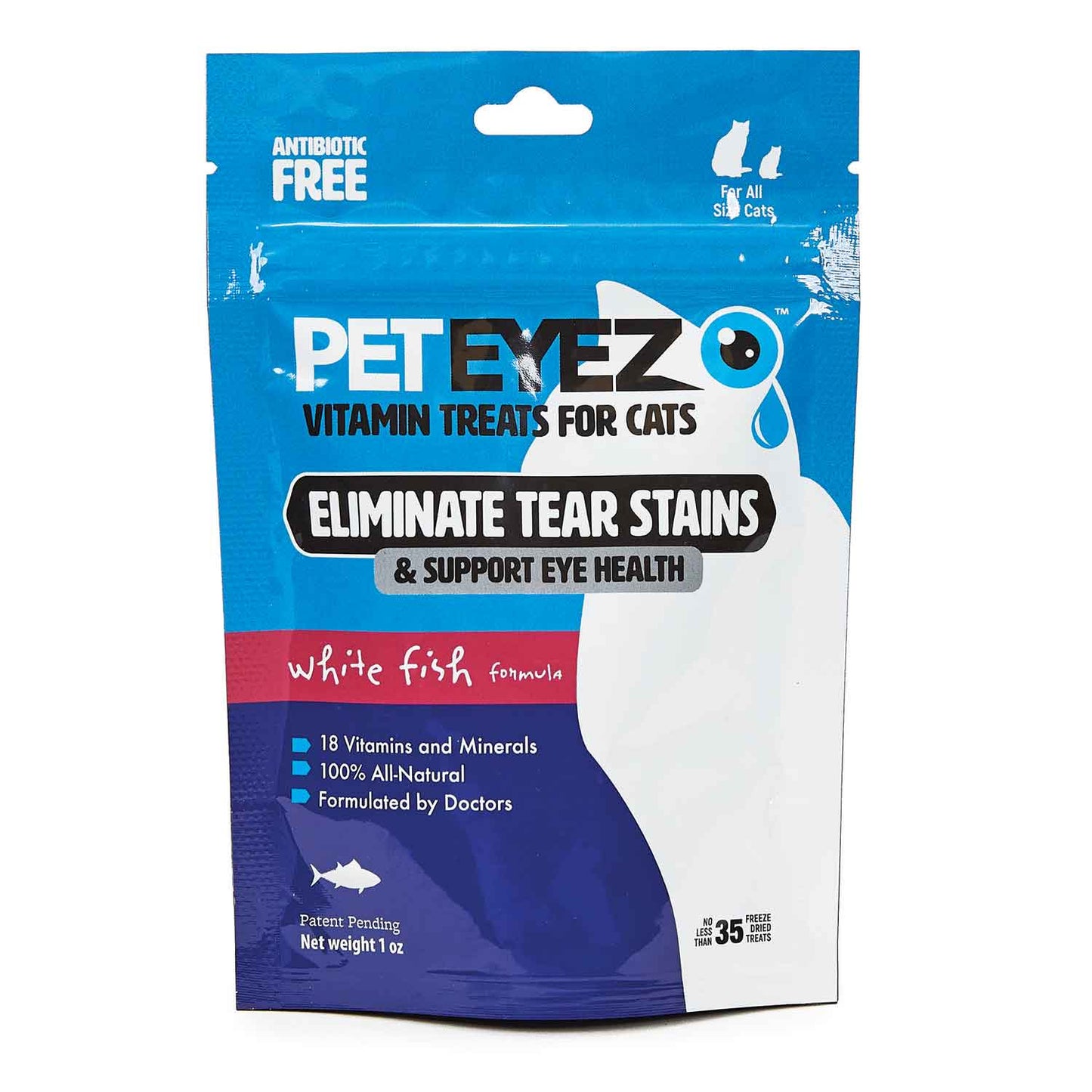 PETEYEZ Vitamn Cat Treat Whitefish 1oz