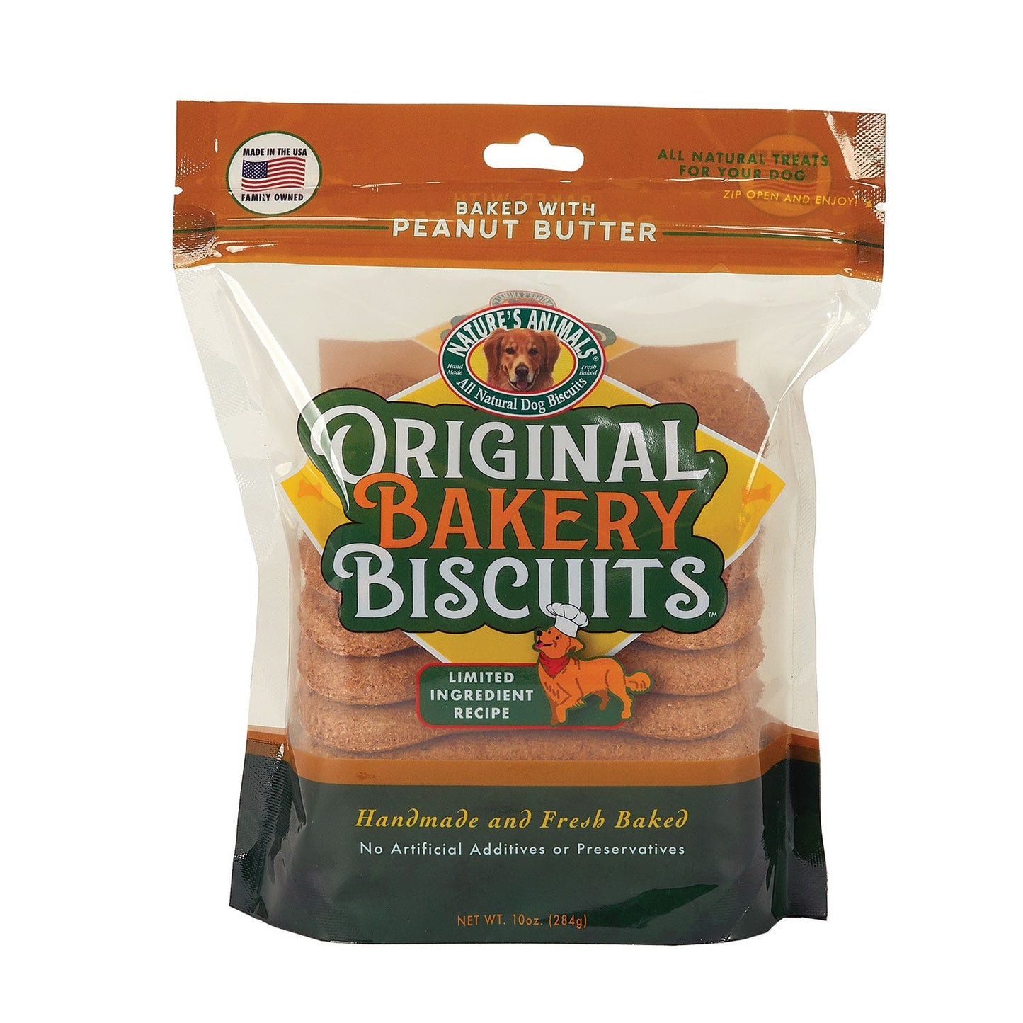 NAS Bakery Biscuits Pnt Bttr 10oz Bag