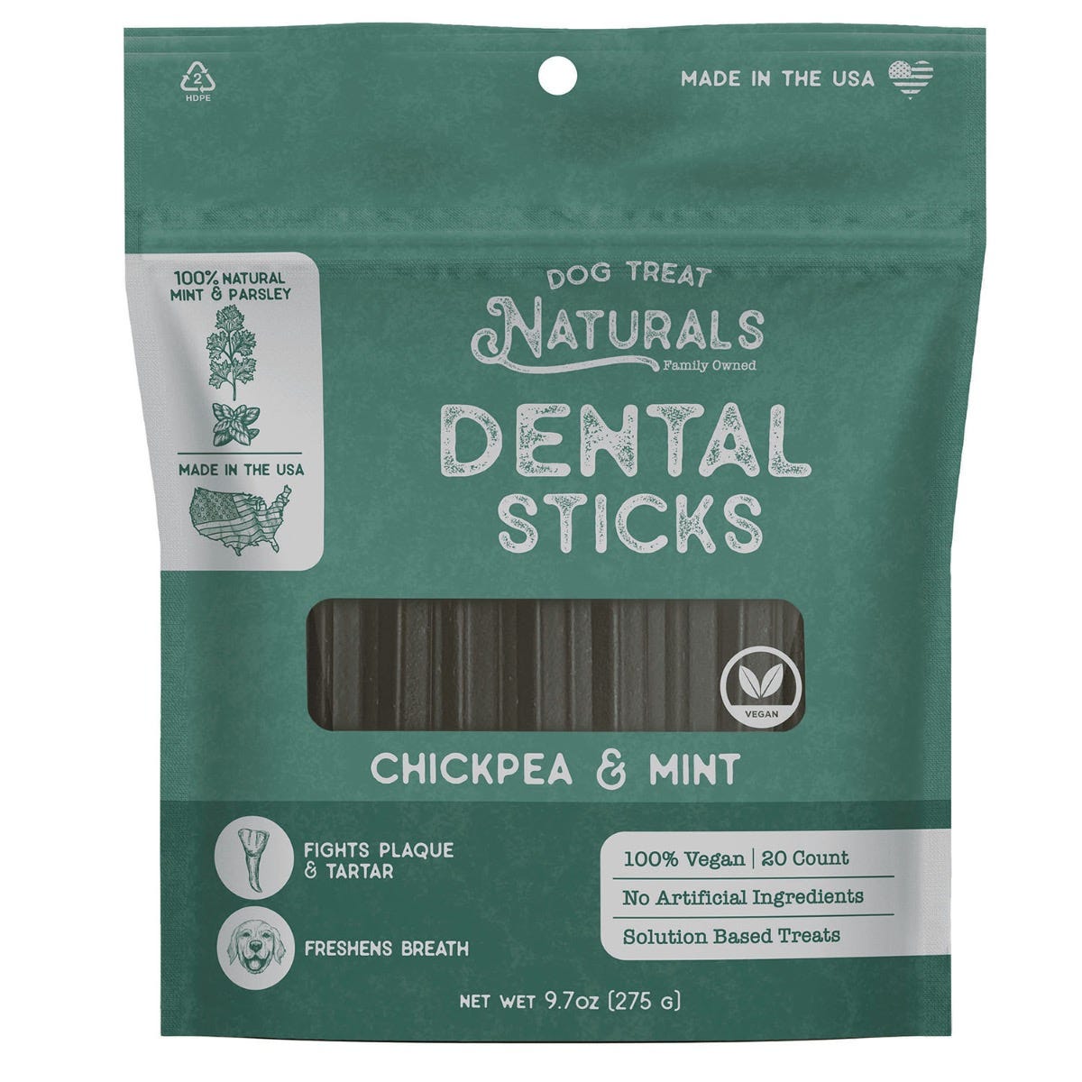 DTN Chickpea Mint Dental Sticks 20ct